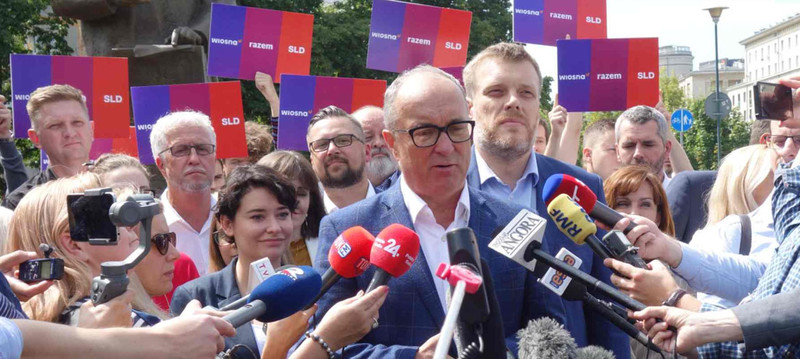Lewica wystartuje w wyborach jako komitet wyborczy, Robert Biedroń szefem sztabu